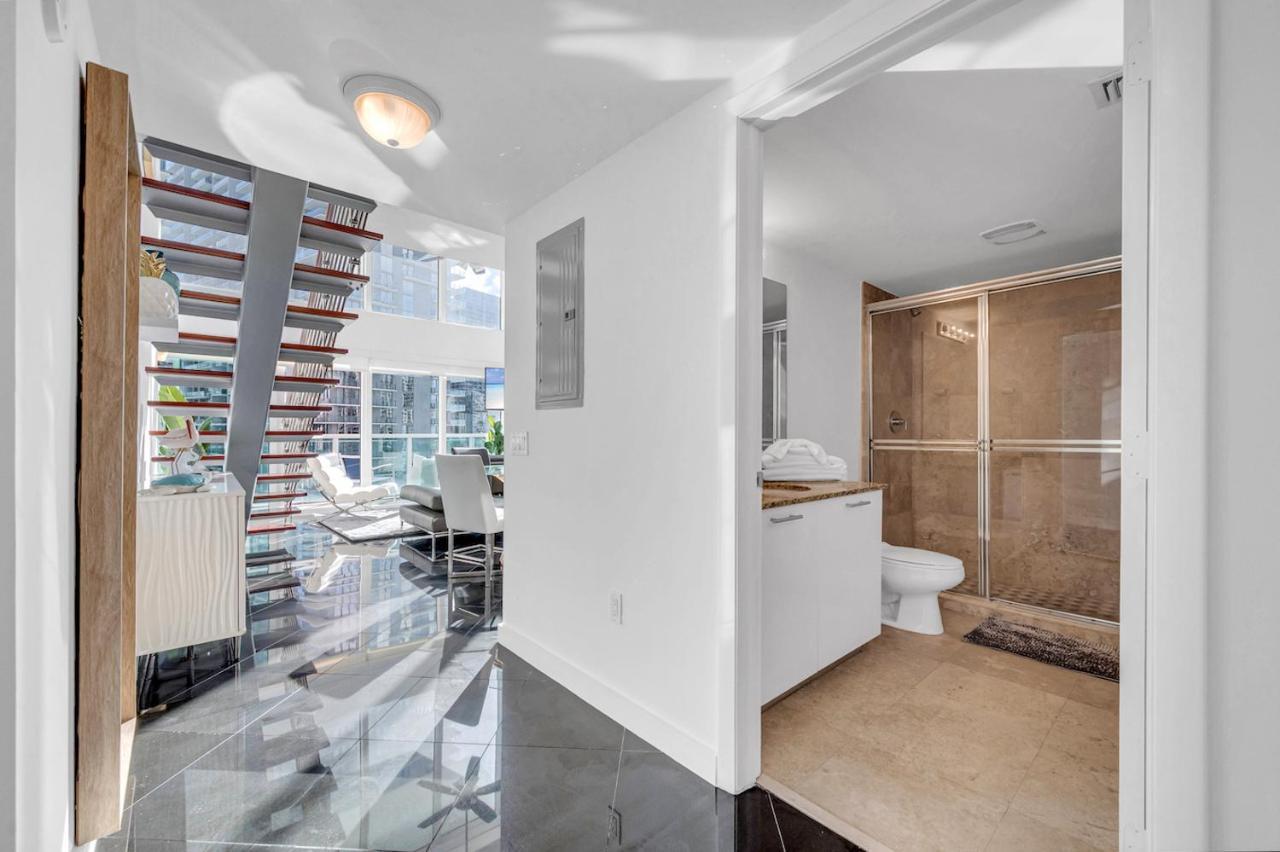 Iconic 2 Bedroom Loft Brickell-Stunning Views Miami Exterior photo